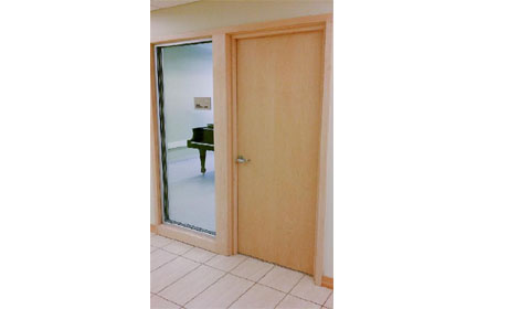 Sound proof doors